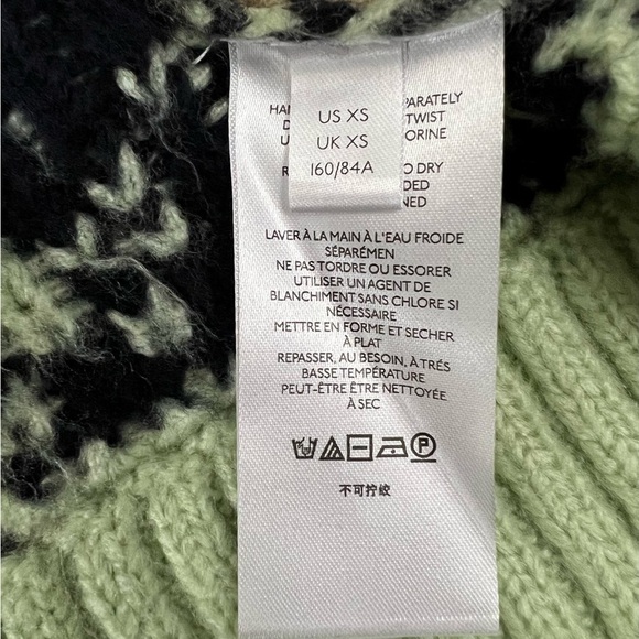 NWT - Anthropologie Mint Green Turtleneck Tunic Sweater - Size XS - Picture 11 of 12